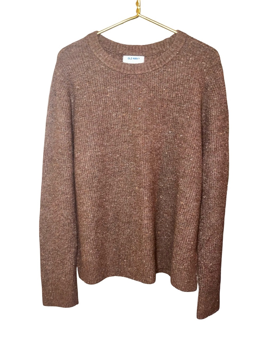 Old Navy Cozy Textured Crew-Neck Sweater – Women’s XL – Brown